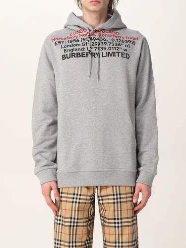 Felpa Burberry in cotone con coordinate geografiche (56477024)