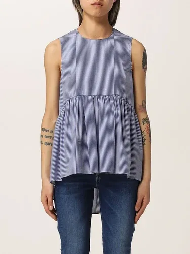Top E Bluse MANILA GRACE Donna colore Blue (56513646)