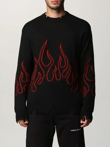 Maglia Vision of Super con fiamme (56521055) Maglia Vision of Super con fiamme (56521055)