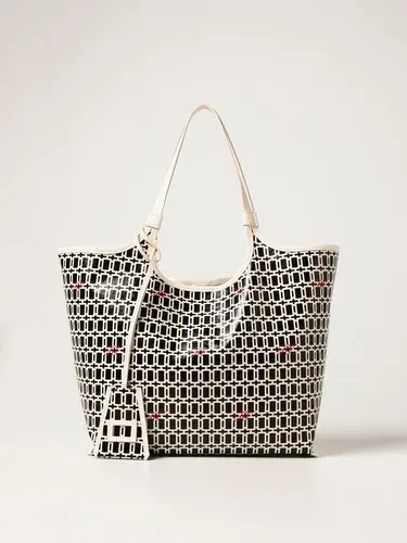 Roger Vivier Borsa Grand Vivier Rover Vivier in canvas spalmato (56532226) Roger Vivier Borsa Grand Vivier Rover Vivier in canvas spalmato (56532226)