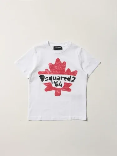 T-shirt Dsquared2 Junior in cotone con logo (56532267)