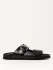 Sandalo N°21 in pelle con logo (56532750)