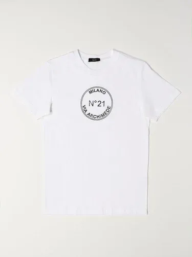 T-shirt N°21 in cotone con logo (56614704)