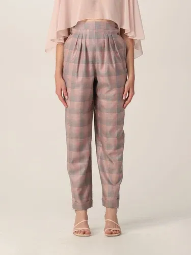 Giorgio Armani Pantalone a vita alta a quadri (56615249)