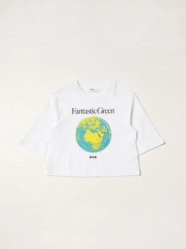 T-shirt Msgm Kids Fantastic Green (56615435)