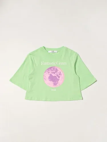 T-shirt Msgm Kids Fantastic Green (56615436)