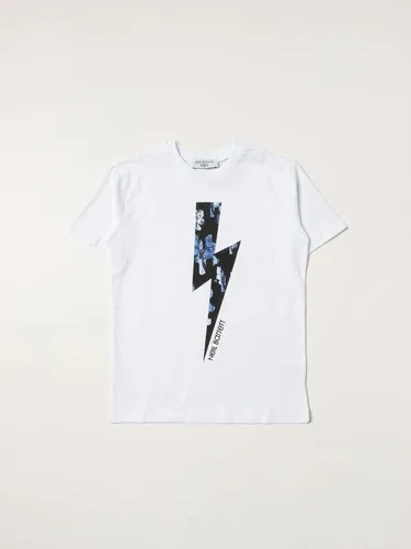 T-shirt Neil Barrett con stampa fulmine (56615496)