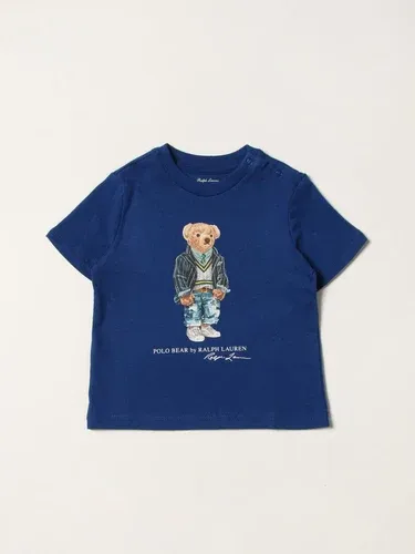 T-shirt Polo Ralph Lauren con stampa orso (56615666)