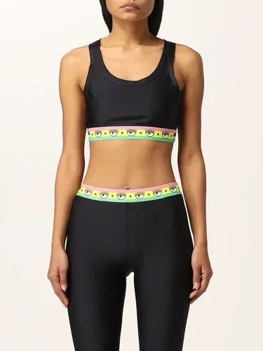 Top cropped Chiara Ferragni con banda logomania (56615913)