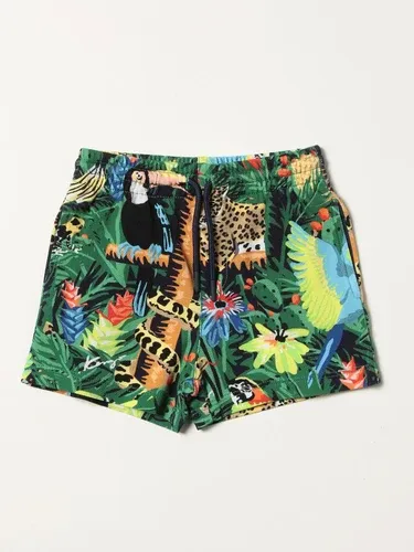 Pantaloncino jogging Kenzo Junior con stampa tropicale (56616267)