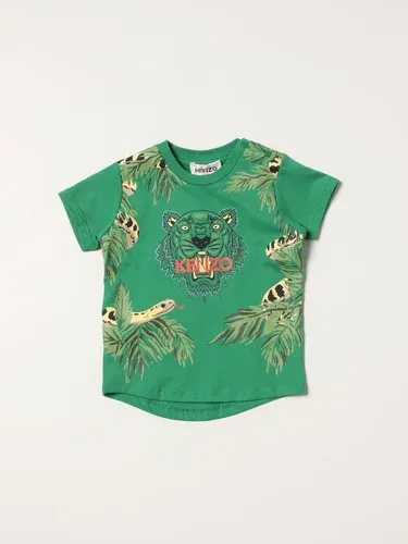 T-shirt Kenzo Junior in jersey di cotone con logo (56616277)