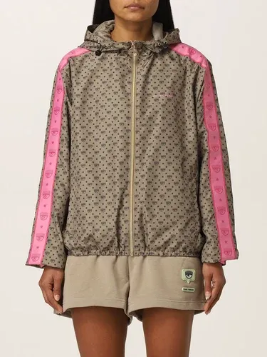 Giacca a vento Logomania Chiara Ferragni in tessuto tecnico (56616405)