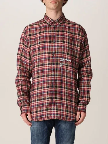 Camicia Dsquared2 tartan con logo (56616556)