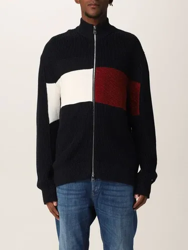 Cardigan Tommy Hilfiger in cotone a coste (56616736)