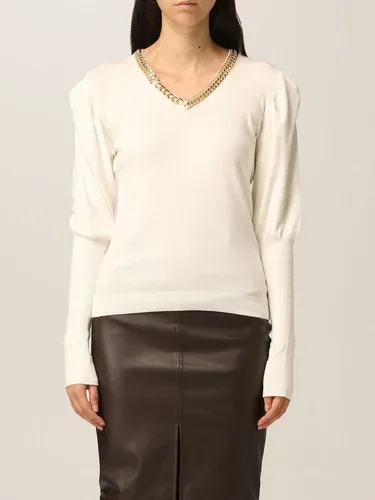 Maglia Liu Jo in viscosa stretch con dettaglio chain (56661789) Maglia Liu Jo in viscosa stretch con dettaglio chain (56661789)