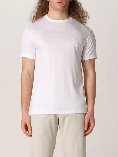 T-shirt Giorgio Armani con logo ricamato (56661914)