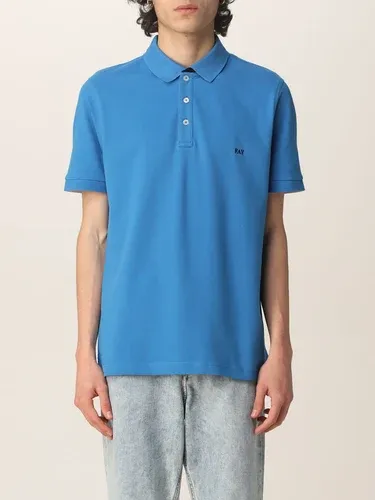 Polo Fay in cotone stretch con logo (56662102)