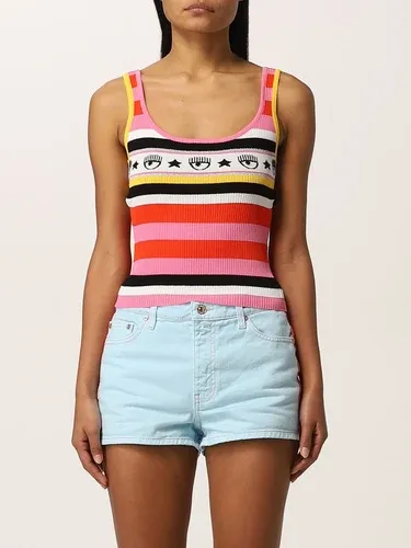 Canotta Chiara Ferragni con banda logomania (56662422)