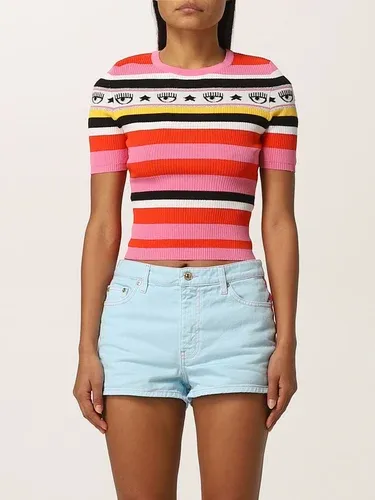 Maglia Chiara Ferragni con banda logomania (56662425)