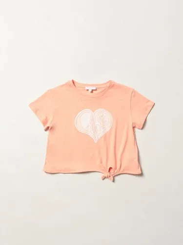 T-shirt Chloé in cotone con logo (56662428)