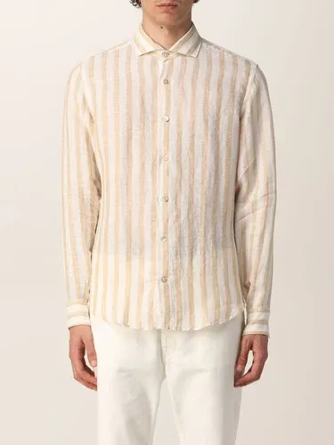 Camicia Eleventy in lino con stampa a righe (56662504) Camicia Eleventy in lino con stampa a righe (56662504)