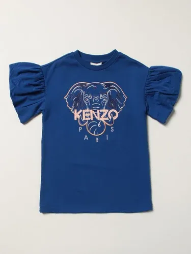 Abito a t-shirt Kenzo Junior con logo Elefante Kenzo Paris (56662552)