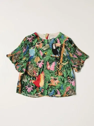 Blusa Kenzo Junior con stampa tropicale (56662892)