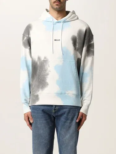 Felpa Msgm in cotone tie dye (56663117)