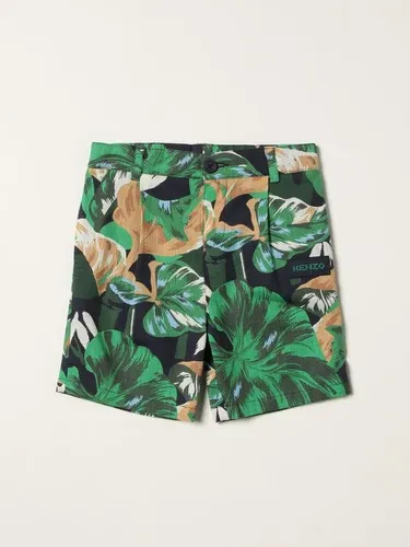 Pantaloncino Kenzo Junior con stampa tropicale (56663286)