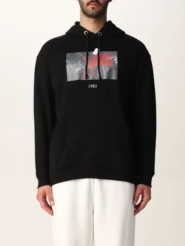 Felpa Throwback in cotone con stampa grafica (56784909)