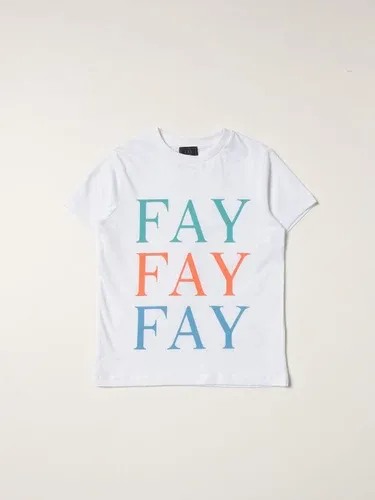 T-shirt Fay in cotone con logo (56795877)