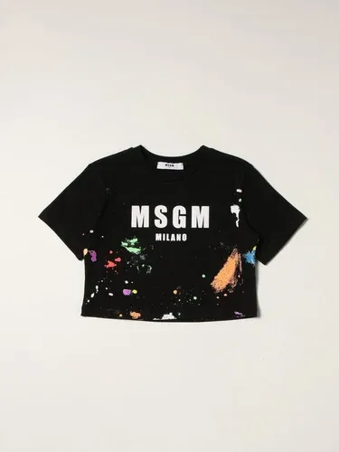 Msgm Kids T-shirt Msgm con schizzi di pittura (56795932)