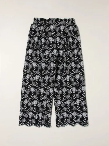 Pantalone jogging Monnalisa con ricami floreali (56796060)