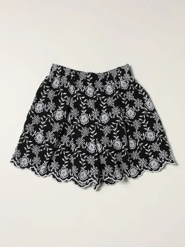 Pantaloncino Monnalisa con ricami floreali (56796076)