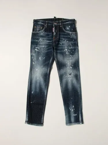Jeans a 5 tasche Dsquared2 Junior con logo (56796174)