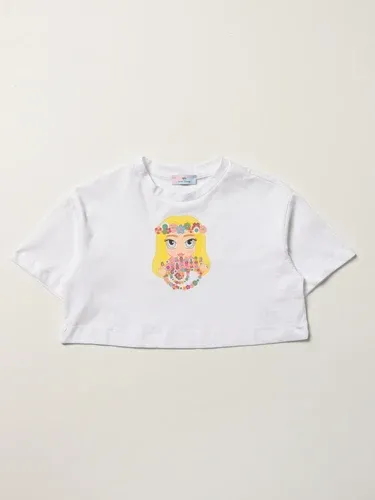 T-shirt cropped Chiara Ferragni con logo Mascotte (106134154)