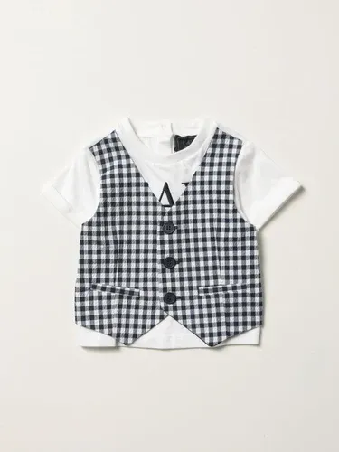 T-shirt Fay in cotone con finto gilet (57059961)