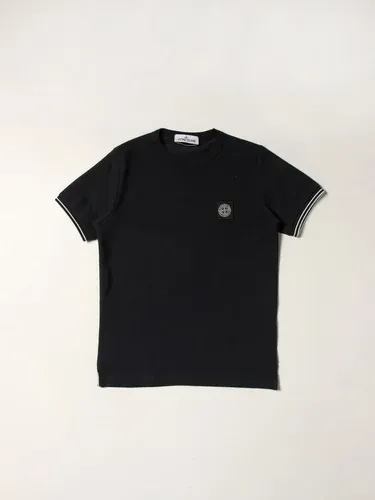 T-shirt basic Stone Island Junior con mini logo (57060592)