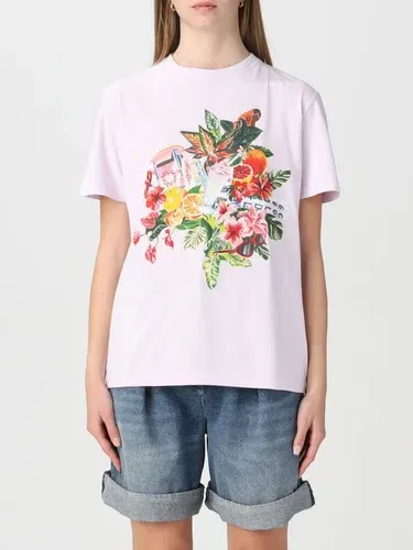 T-shirt Golden Goose in cotone con logo (57060705)