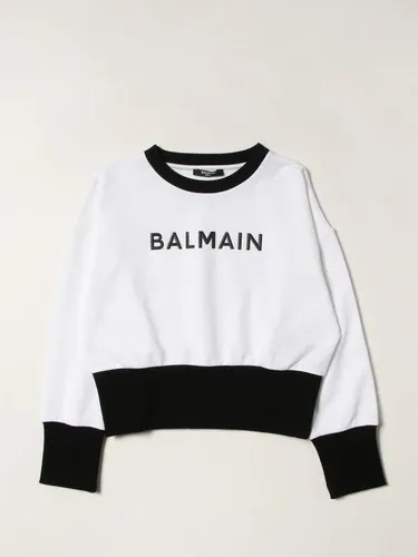 Felpa Balmain in cotone con logo (57060706)