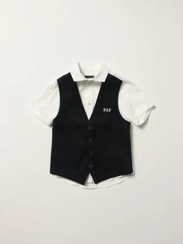 Camicia Fay in lino con finto gilet (57061048) Camicia Fay in lino con finto gilet (57061048)