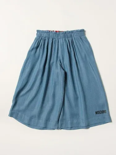 Pantalone MOSCHINO KID Bambino colore Azzurro (57061326)