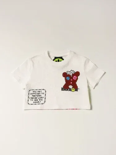 T-shirt cropped Barrow Kids con stampa grafica (57061347)