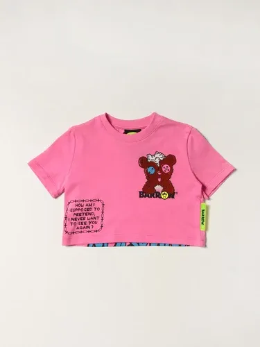 T-shirt cropped Barrow Kids con stampa grafica (57061348)