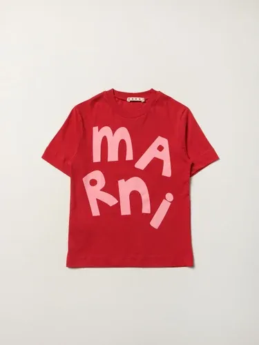 T-shirt Marni in cotone con logo (57061448)