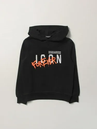 Felpa Dsquared2 Junior in cotone con logo (57100584) Felpa Dsquared2 Junior in cotone con logo (57100584)