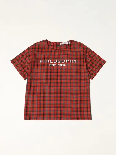 T-shirt Philosophy di Lorenzo Serafini in cotone con logo (57112262)