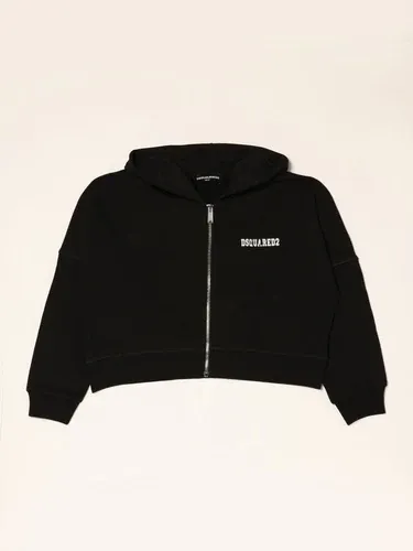Felpa Dsquared2 Junior cropped con logo (57255606) Felpa Dsquared2 Junior cropped con logo (57255606)