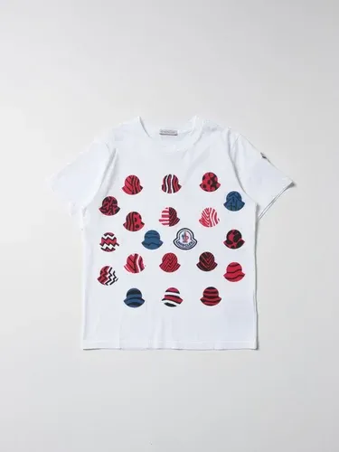 T-shirt Moncler in cotone con stampe logo (57255844)