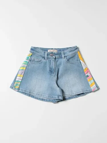 Pantaloncino EMILIO PUCCI Bambino colore Azzurro (57255851) Pantaloncino EMILIO PUCCI Bambino colore Azzurro (57255851)